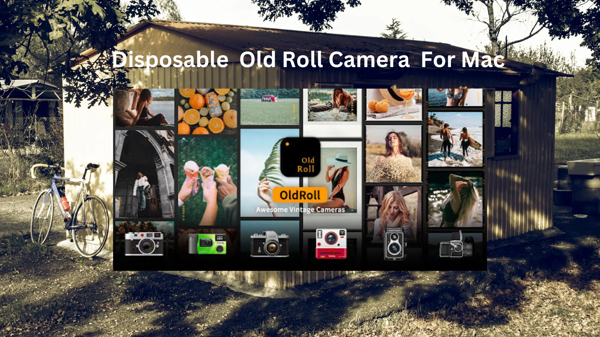 disposable vintage camera old roll for mac